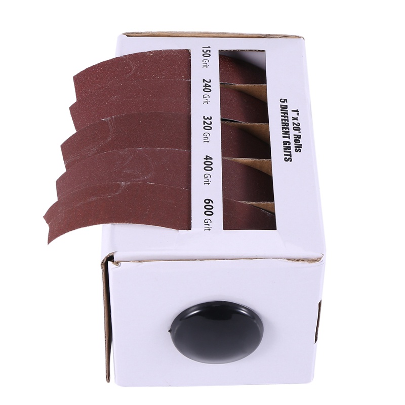 Cuộn Giấy Nhám 5 Kích Thước 6M 150-600 Grit Dùng Làm Đồ Gỗ / Kim Loại