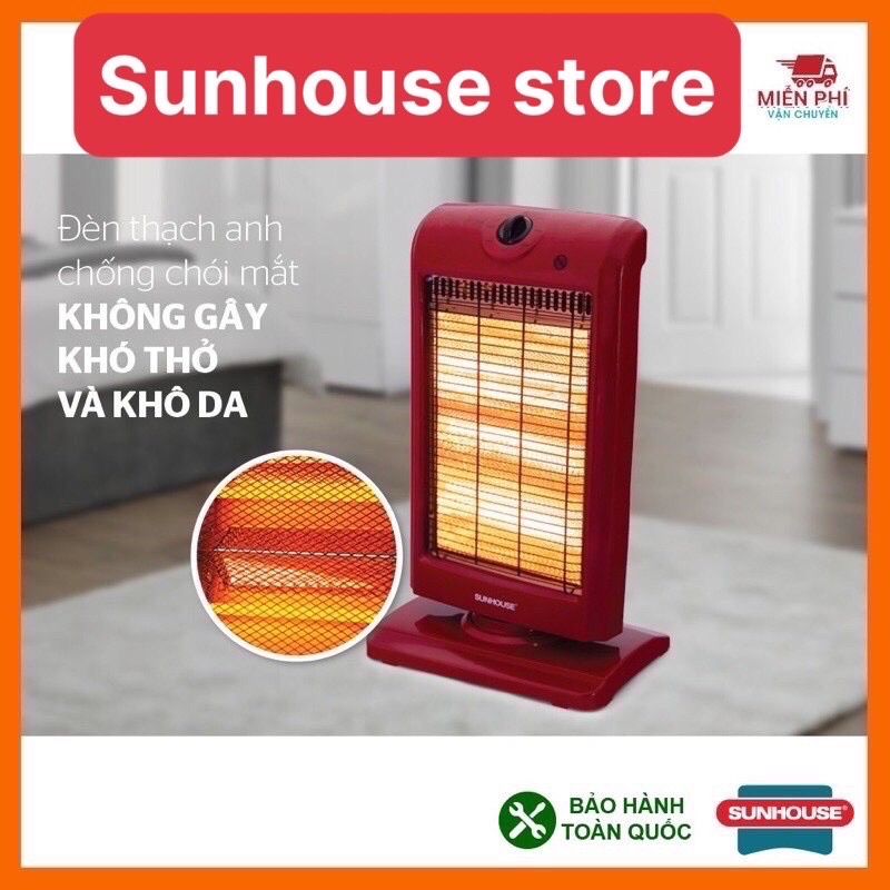 Đèn sưởi 3 bóng Sunhouse SHD7016, Máy sưởi sunhouse SHD7016, tốc độ làm ấm nhanh, tỏa nhiệt đều.