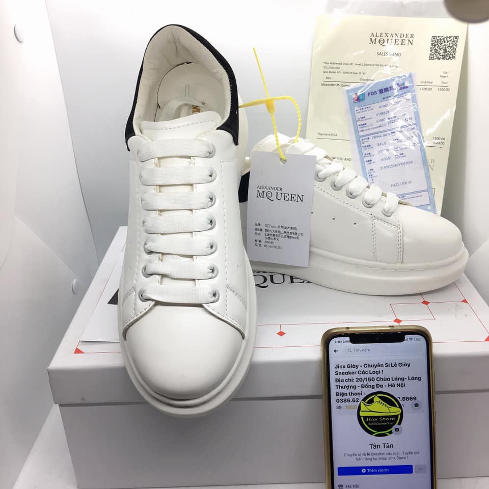 [ FREE SHIP ] giày thể thao, giày sneaker MCQ gót đen cao cấp đủ size nam nữ Jinx Store | BigBuy360 - bigbuy360.vn