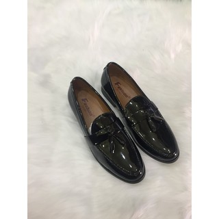 Giầy tây nam thời trang da bóng đai chuông( New)