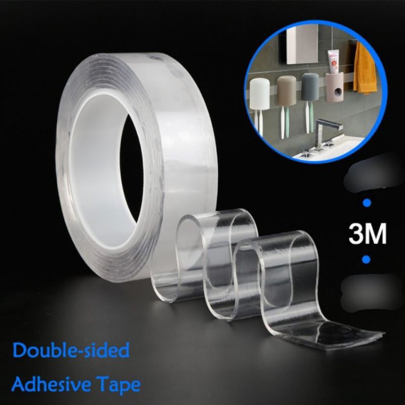 Cuộn keo siêu dính dán cố định đồ vật 3m ( ko hộp)