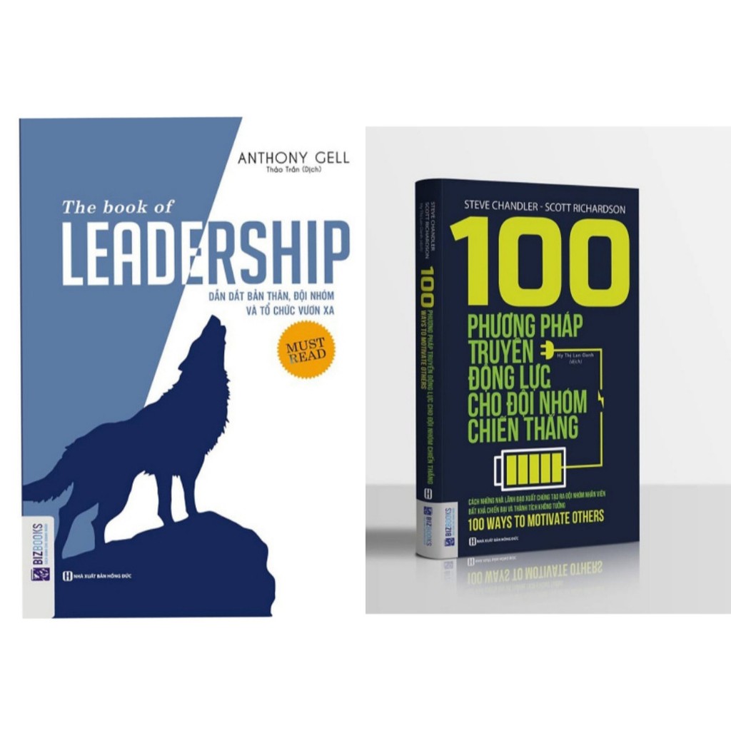 Sách - Combo The Book Of Leadership Dẫn Dắt Bản Thân, Đội Nhóm Và Tổ Chức Vươn Xa + 100 phương pháp truyền động lực