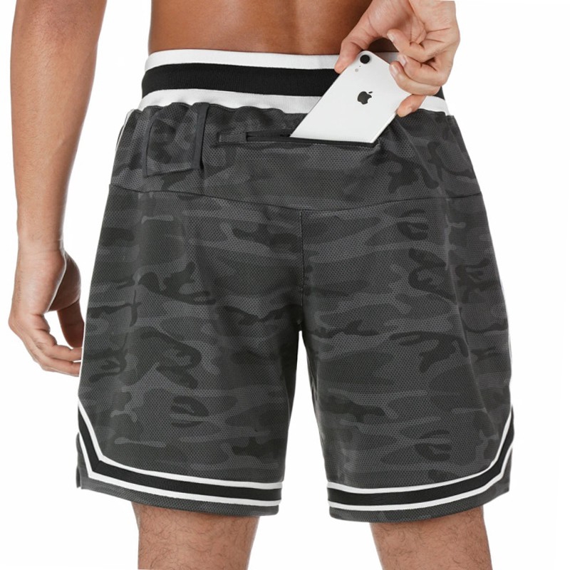 Quần Short Thể Thao Thấm Hút Mồ Hôi Nhanh Dành Cho Nam