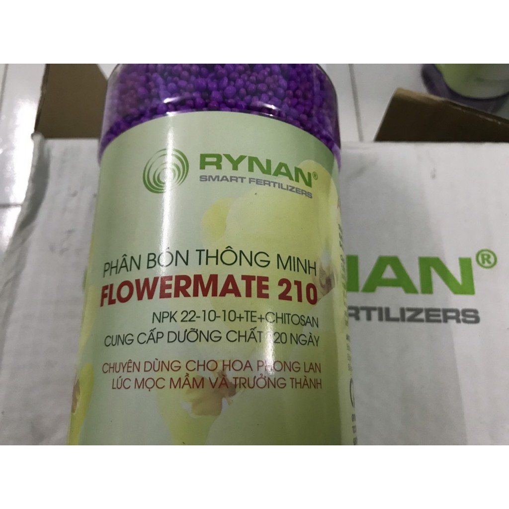 Phân bón RYNAN Thông minh tan chậm có kiểm soát NPK 22-10-10+TE- 1.25kg MS 210 dùng giai đoạn mọc mầm và trưởng thành