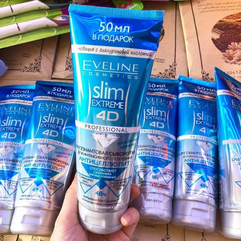 Kem Tan Mỡ Slim 4D Xanh, Giảm Mỡ Hiệu Quả, An toàn Cho Da