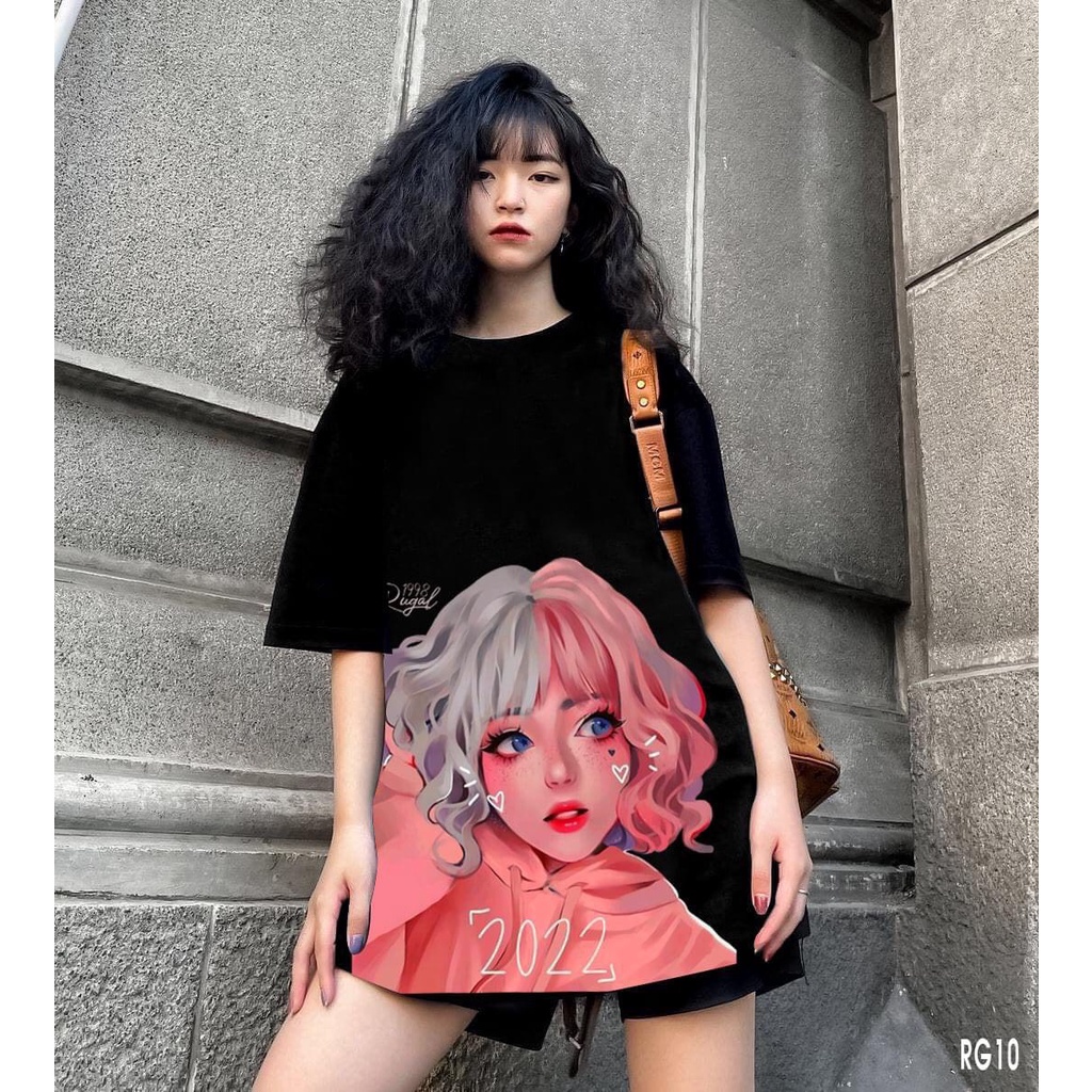 Hot trend 2022 áo phông nữ from rộng tay ngắn vải cotton  co giãn 4 chiều , áo phông nữ Littergirl