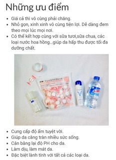 Mặt nạ giấy nén miniso