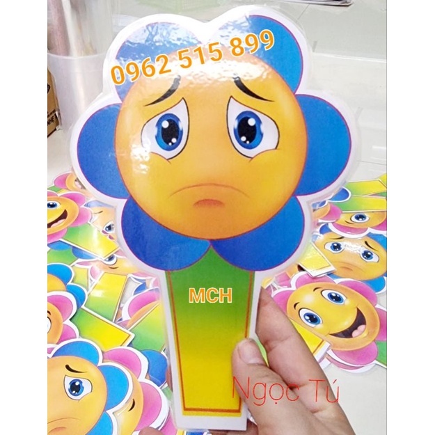 Thẻ cảm xúc Mếu Cười khổ A5 (To)
