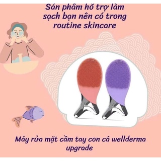 (Đủ bill) Máy rửa mặt con cá Wellderma bản mới nhất