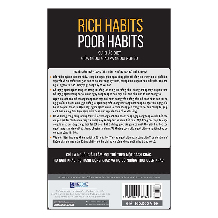 Sách - Rich habits, poor habits: Sự khác biệt giữa người giàu và người nghèo