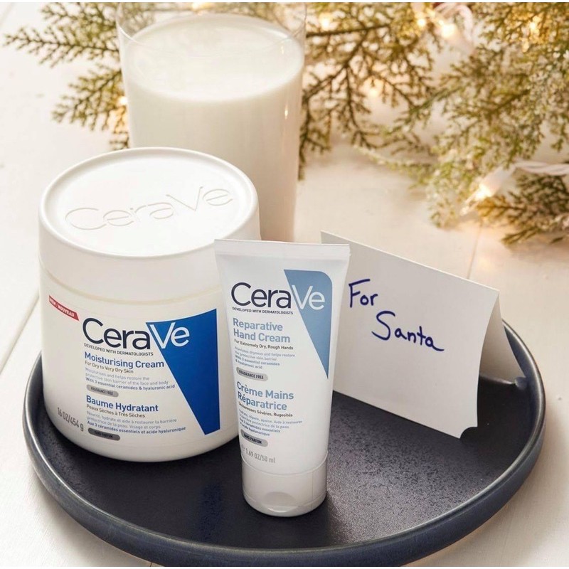 kem dưỡng ẩm cho da khô đang chữa mụn hoặc trời hanh, nàm điều hoà CeraVe baume hydratant