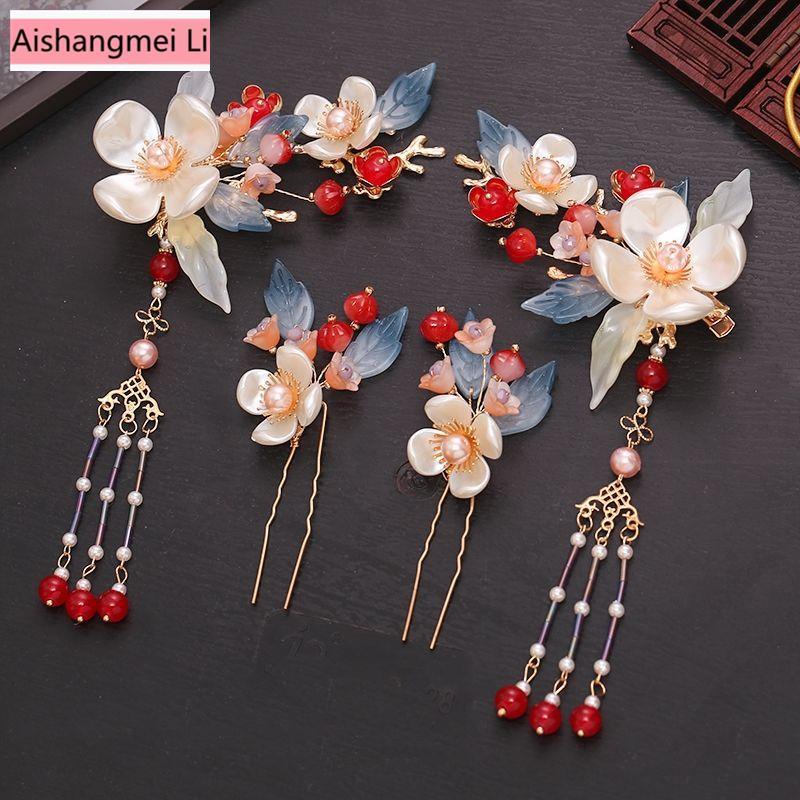 Kẹp Tóc Tua Rua Phong Cách Hanfu Cổ Điển Đẹp Mắt Cho Nữ