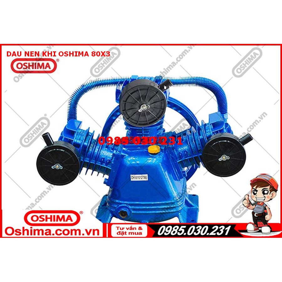 Đầu nén khí OSHIMA 80x3
