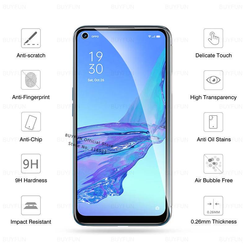 Kính Cường Lực Bảo Vệ Màn Hình Oppo A3s A5s A12 A12e A37 A5 A9 A31 A15 A15s A16 A16K A53 A54 2020 A74 A92 A93 A95 Reno 2 2F 3 4 5F 6 6Z 7Z 7Pro