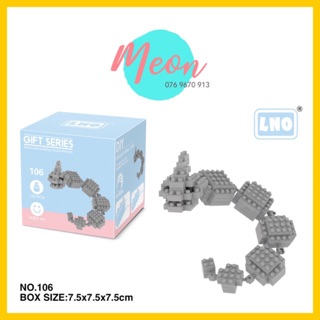 Mini block | đồ chơi xếp hình | - onix pokemon size s -