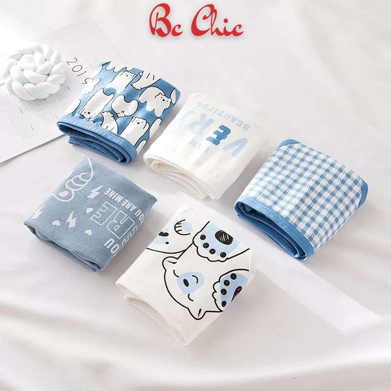 Quần Lót Nữ dễ thương set gấu đáng yêu kháng khuẩn thoáng mát tôn dáng co dãn mã Q107 BC_CHIC LINGERIE