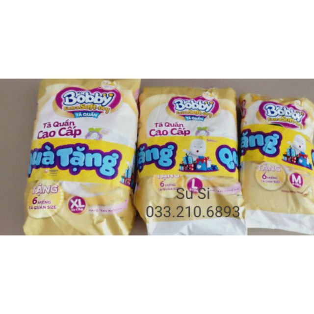 Tã quần bobby M60/ L60/ XL60/ XXL60
