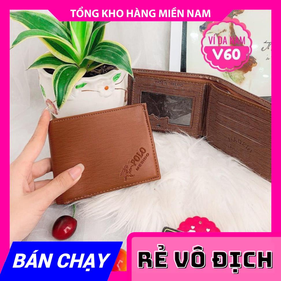 VÍ DA NAM CỰC SANG V60 ⚡FREESHIP⚡100% ẢNH THẬT⚡ CHUYÊN SỈ - GIÁ TỐT