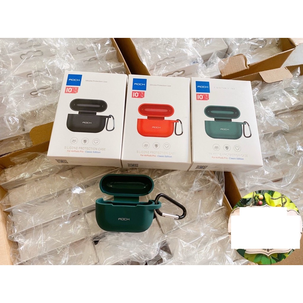 CASE SILICON BẢO VỆ CHỐNG SOCK TAI NGHE AIRPODS PRO ROCK
