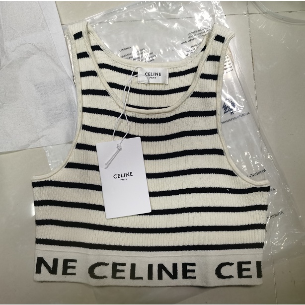 Áo tank top dệt kim họa tiết Lisa Same CE thời trang mùa hè 2021 | BigBuy360 - bigbuy360.vn