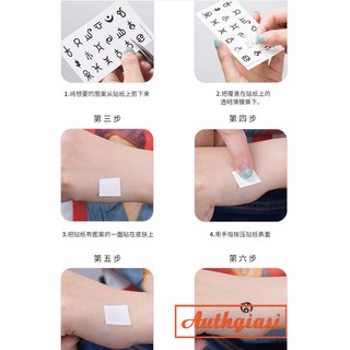 Bộ 60 hình xăm dán Maycreate