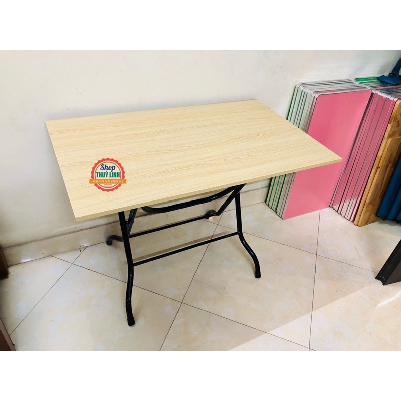 Bàn gấp chân cao 75cm , Gỗ MDF phủ melamine nhiều màu sang trọng