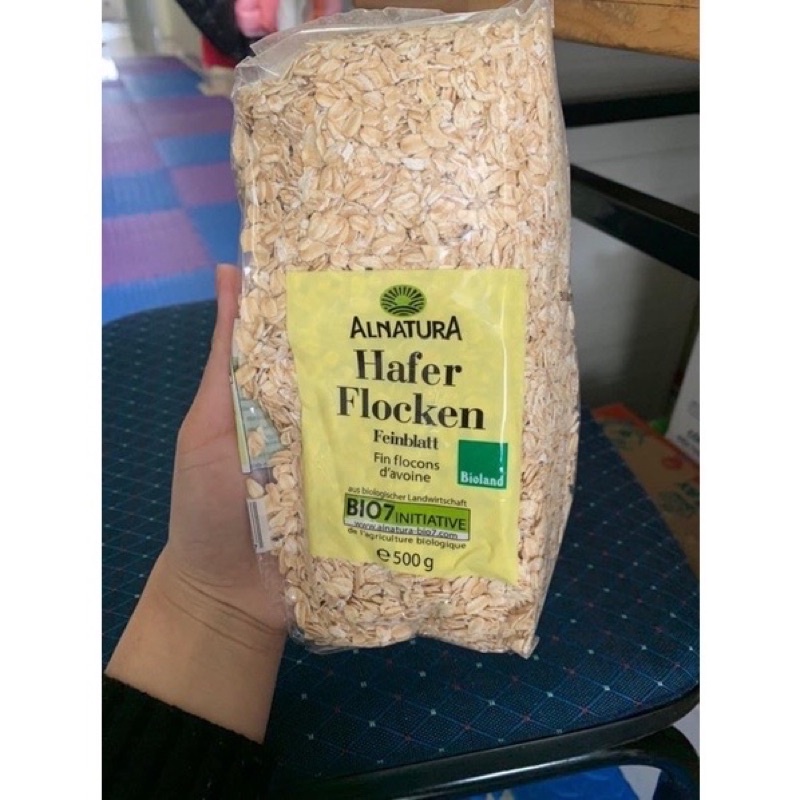 Yến mạch cán vỡ Hafer Flocken 500gr, 5 phút ăn liền