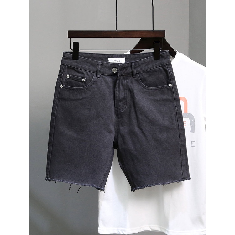 Hàng Có Sẵn Quần Short Jean Xanh Nhạt Trẻ Trung Phiên Bản Mới Mùa Hè 5 Phút