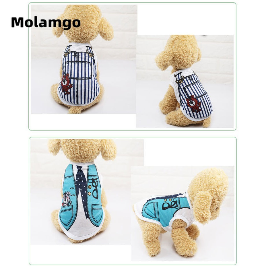 Áo Khoác Sát Nách Phối Lưới Thoáng Khí Cho Cún Cưng