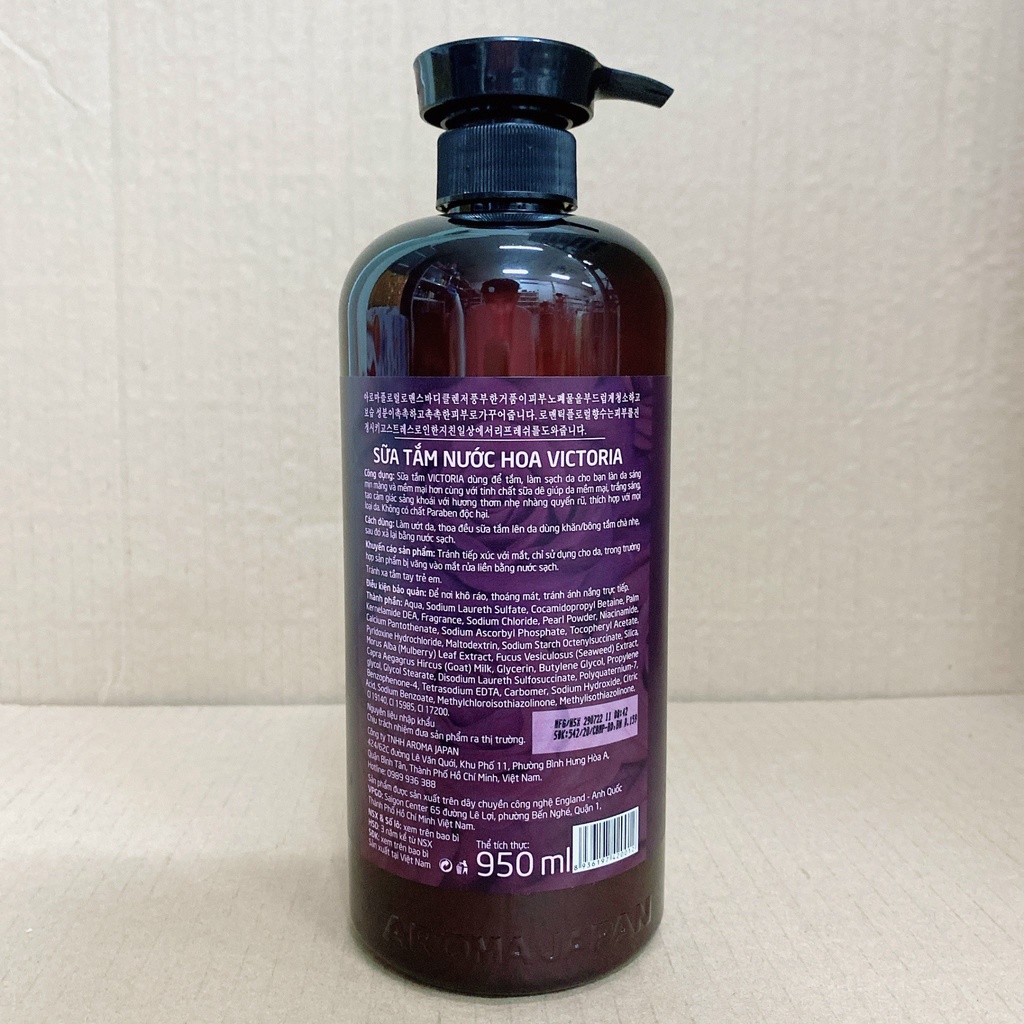Sữa tắm nước hoa victoria riversa 950ML