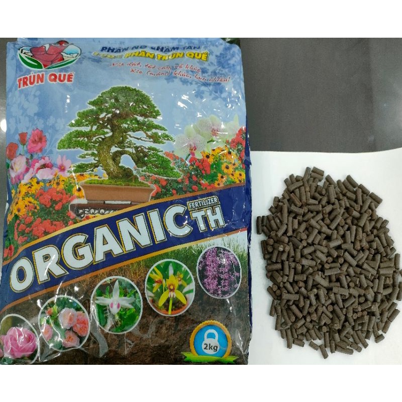 Phân hữu cơ ORGANIC TH chậm tận, 100% phân TRÙN QUẾ