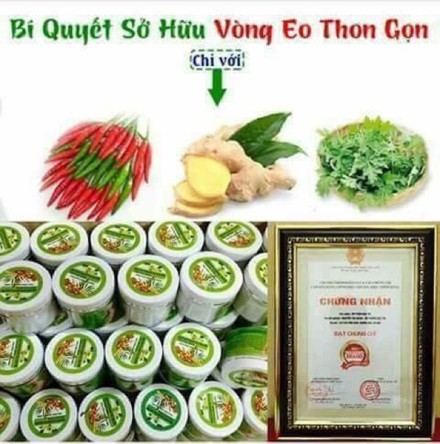 Kem tan mỡ gia truyền gừng ớt