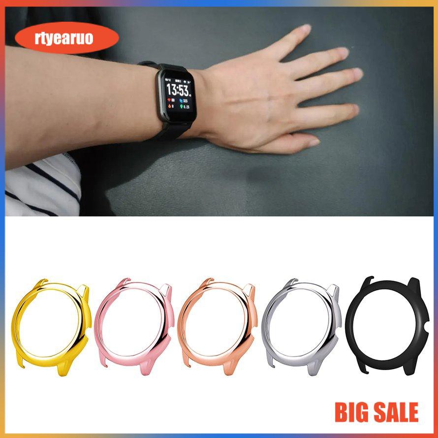 HAYLOU Ốp Bảo Vệ Mặt Đồng Hồ Màu Trơn Bằng Nhựa Tpu Cho Apple Watch Ls05