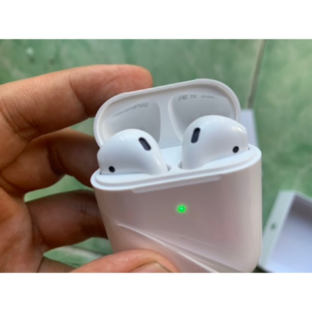 Tai nghe Bluetooth AIRPOD 2  dùng cho mọi dòng điện thoại bản full chức năng đổi tên, định vị. Bảo Hành 6T. | BigBuy360 - bigbuy360.vn