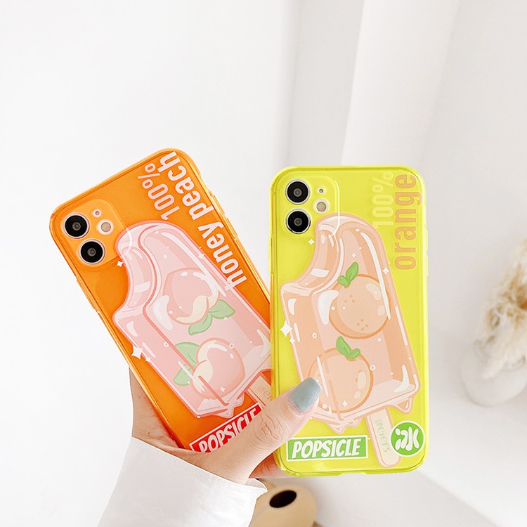 Ốp lưng iphone Ice Cream neon dẻo mềm 5/5s/6/6plus/6s/6splus/7/7plus/8/8plus/x/xr/xs/11/12/pro/max/plus/promax | BigBuy360 - bigbuy360.vn