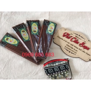 Đũa Gỗ Tuyết Sapa khảm trai bộ 10 đôi