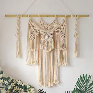 Mành treo Macrame trang trí tường decor phòng khách