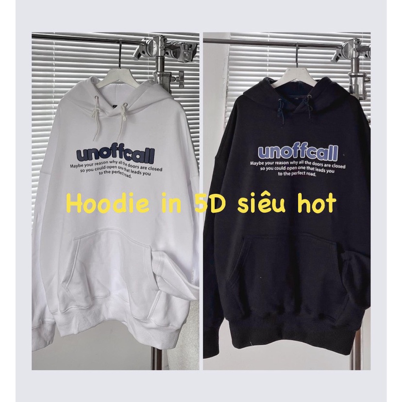 ÁO HOODIE 2 MÀU ĐEN TRẮNG HUYỀN THOẠI TRÌNH LANG CHO MÙA NÀY