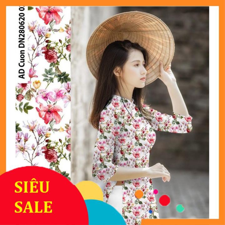 ÁO DÀI LỤA NHẬT IN 3D MẪU HOT NHẤT