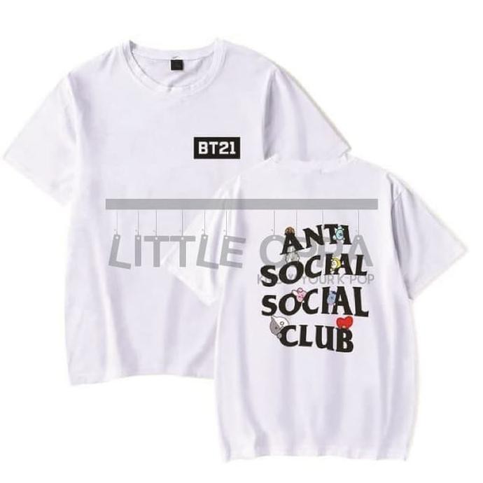 Áo Thun Cotton Họa Tiết Bts Bt21 X Assc Peekaboo Premium