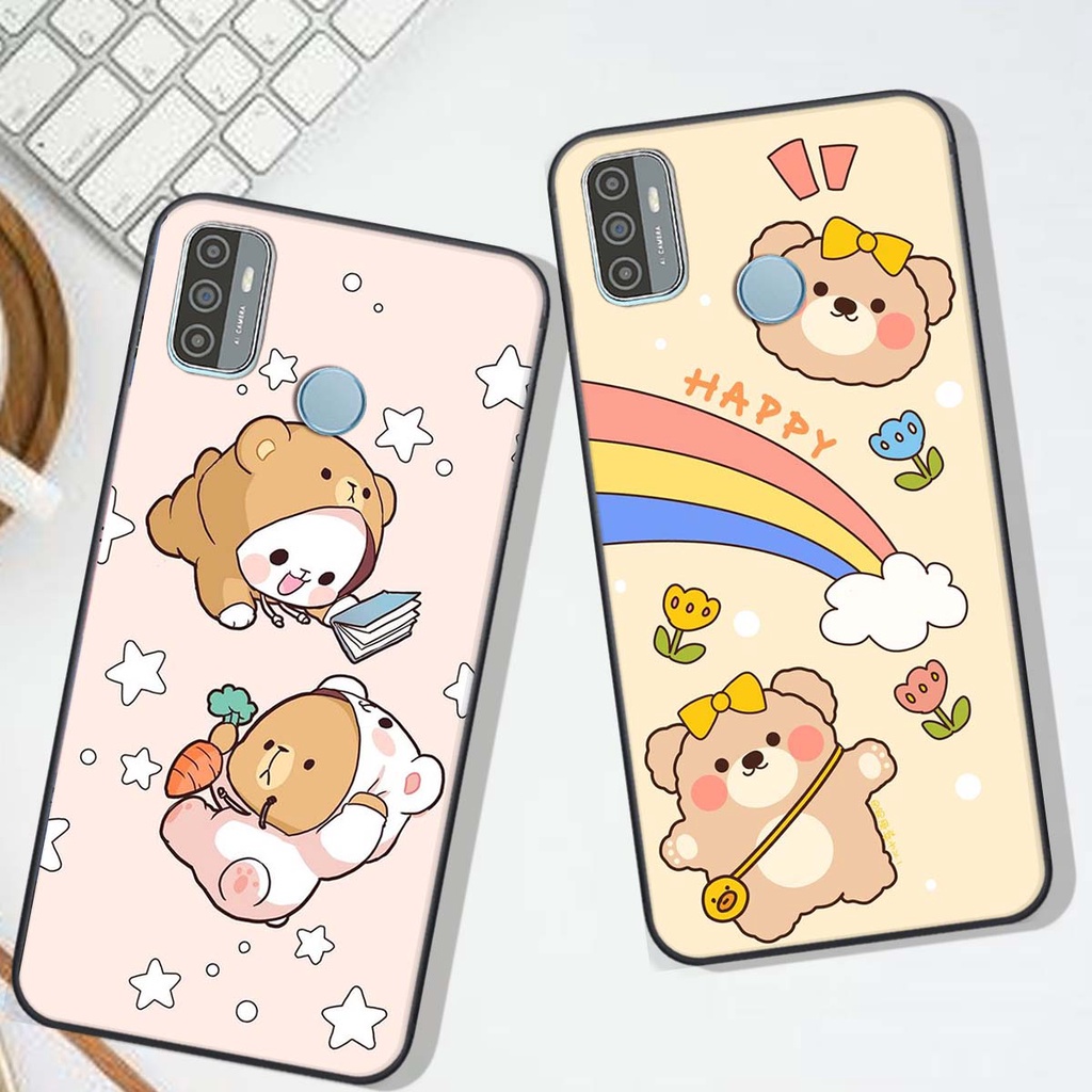 Ốp lưng Oppo A53 in hình Gấu xinh xắn, Bò sữa đáng yêu,  ĐẸP -  RẺ - XINH - ĐỘC ĐÁO