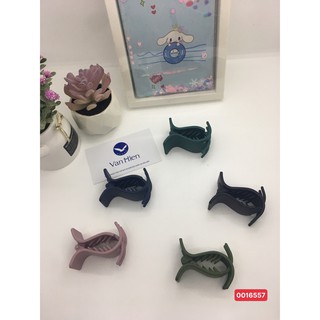 Kẹp tóc càng cua, cặp tóc 5 răng nhiều màu