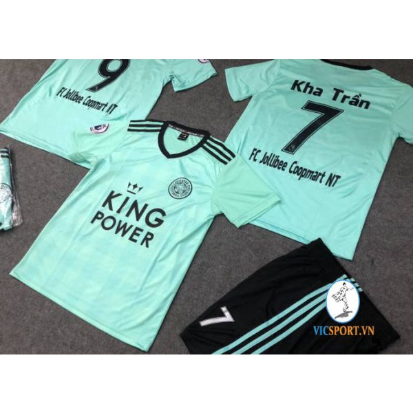 Áo Bóng Đá Trẻ Em Leicester, Quân Áo Đá Banh cho bé CLB LEICESTER CITY 2021-2022 Thun Lạnh - Vicsport