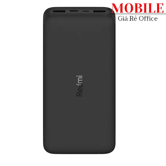 Pin Sạc Dự Phòng Xiaomi Redmi 20000mAh PB200LMZ Tích Hợp Cổng USB Type - C In Hỗ Trợ Sạc Nhanh 18W - Hàng Chính Hãng