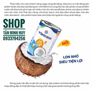 Nước Cốt Dừa Tươi VietCoco lon 400ml