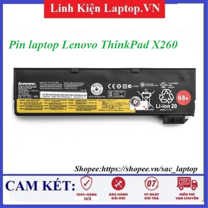 ⚡️Pin laptop Lenovo ThinkPad X260
