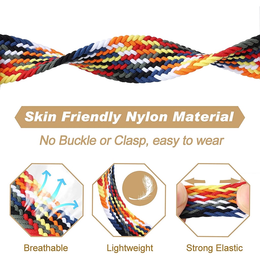 Dây Đeo Sợi Nylon Co Giãn Cho Đồng Hồ Thông Minh OPPO Watch Free