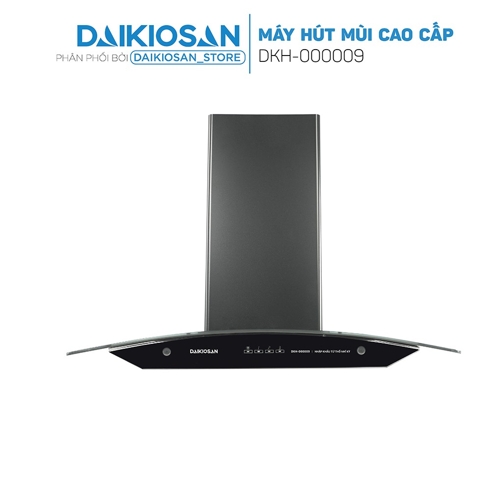 Máy hút mùi nhà bếp Daikiosan DKH-000009 - Lưu lượng hút: 650m3/h,nhập khẩu Thổ Nhĩ Kỳ,thiết kế hiện đại,vận hành êm ái