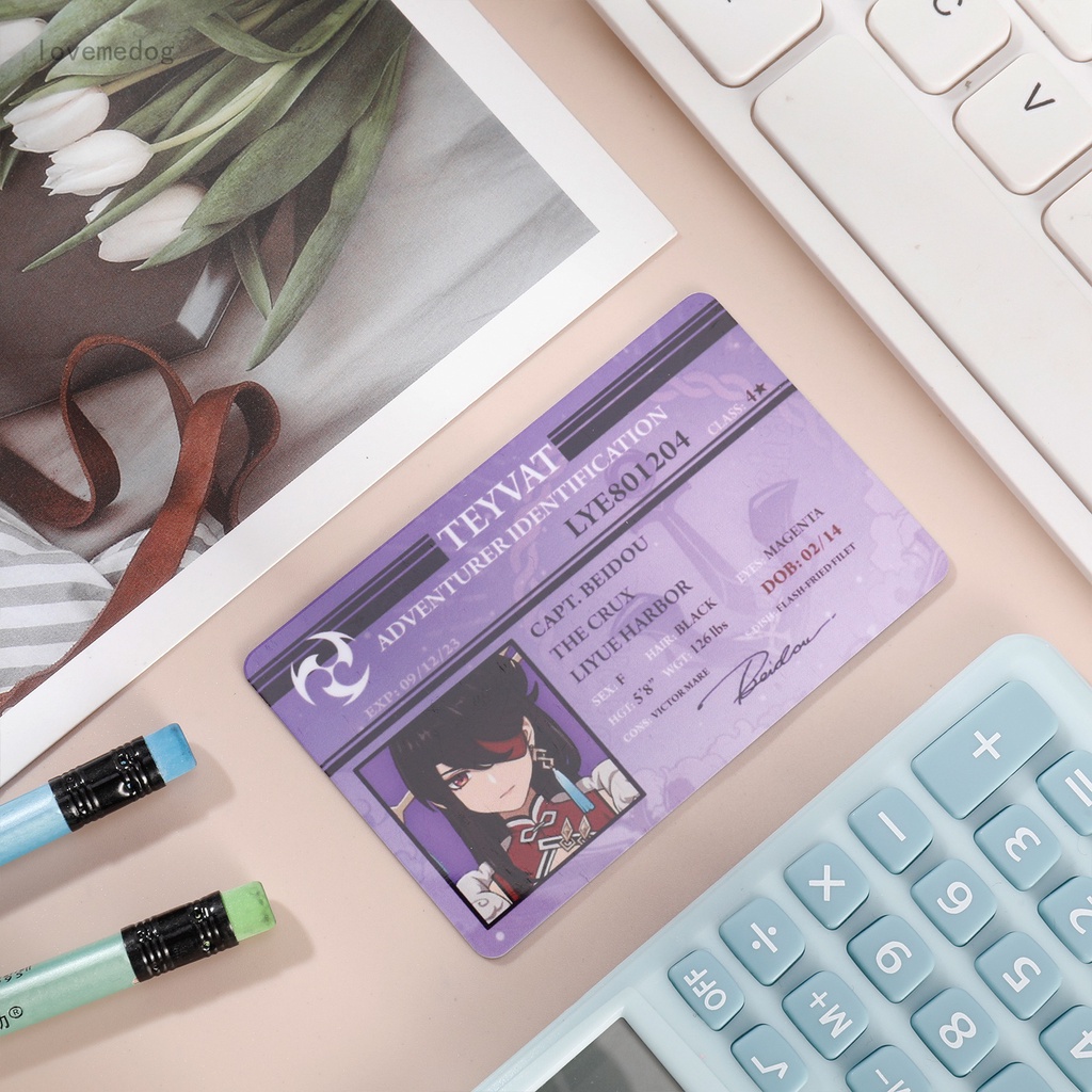 Thẻ Hình Nhân Vật Anime Id Pvc