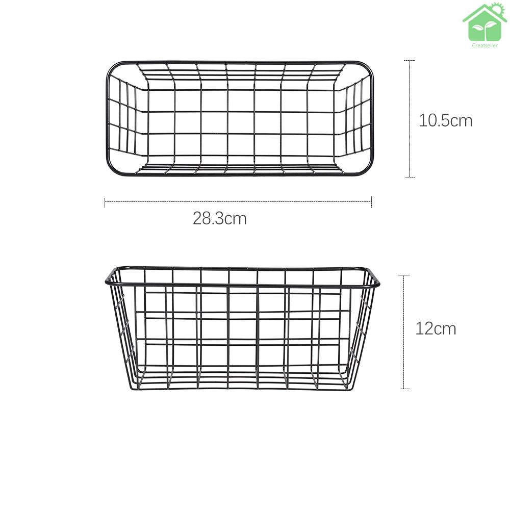 Giỏ Sắt Treo Tường Đựng Đồ Dùng Phòng Tắm / Phòng Ngủ Tiện Dụng